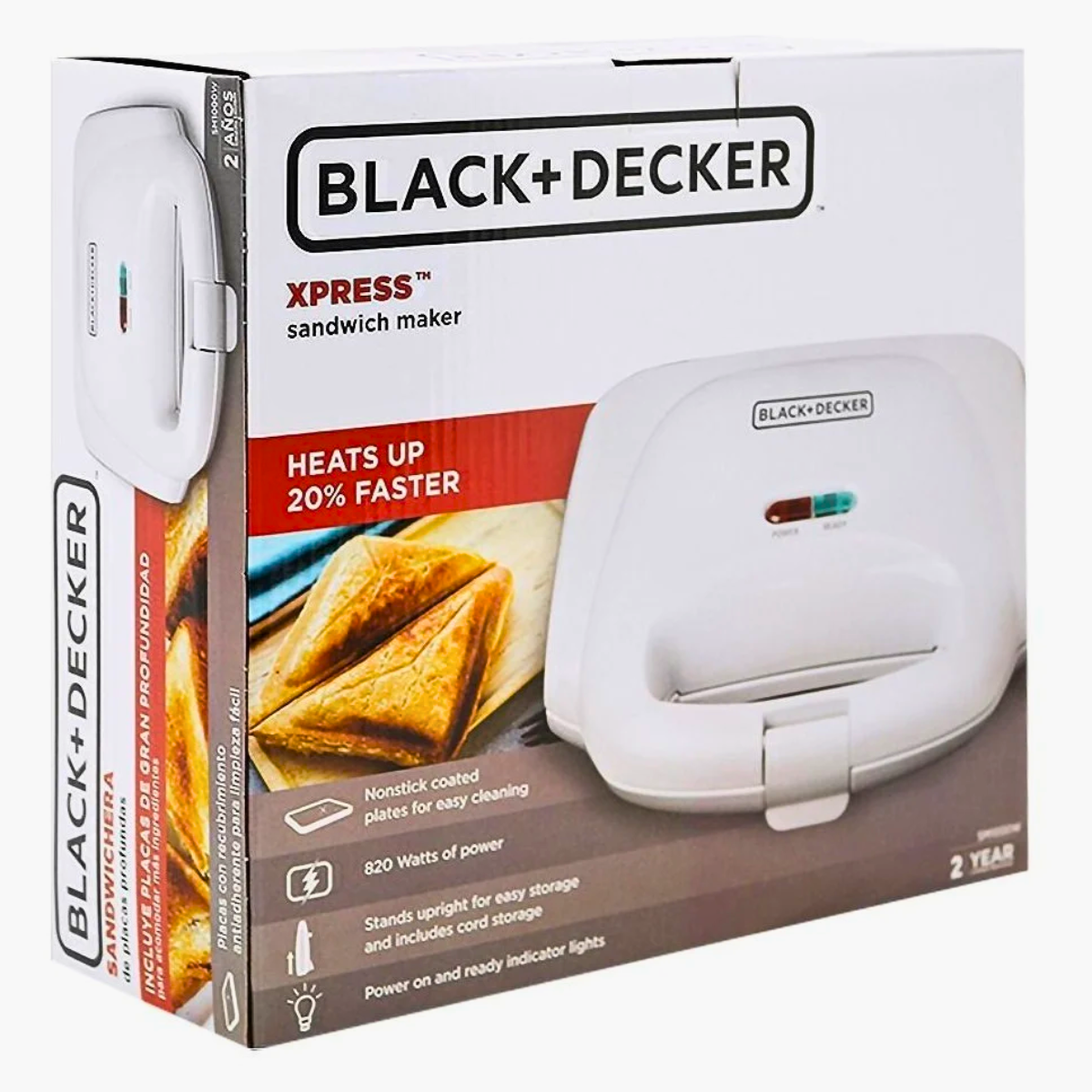 Sandwichera 2 Puestos 700w Black And Decker color blanco Comprar tienda onlineshoppingcenterg Colombia centro de compras en linea